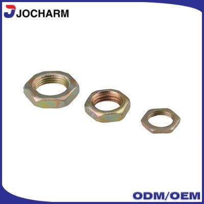 Standard Polishing Carbon Steel Hexagon Jam Thin Nut