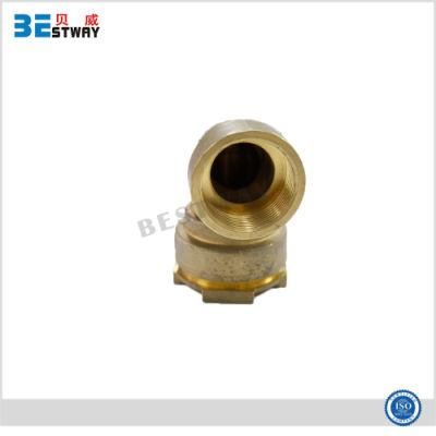 Brass Compression Fitting Elbow with Female Thread
