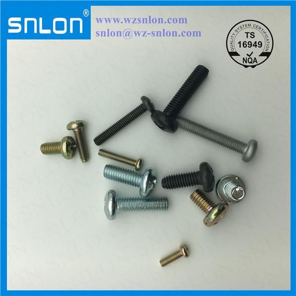 Phillip Pan Head Screw Yellow Zinc