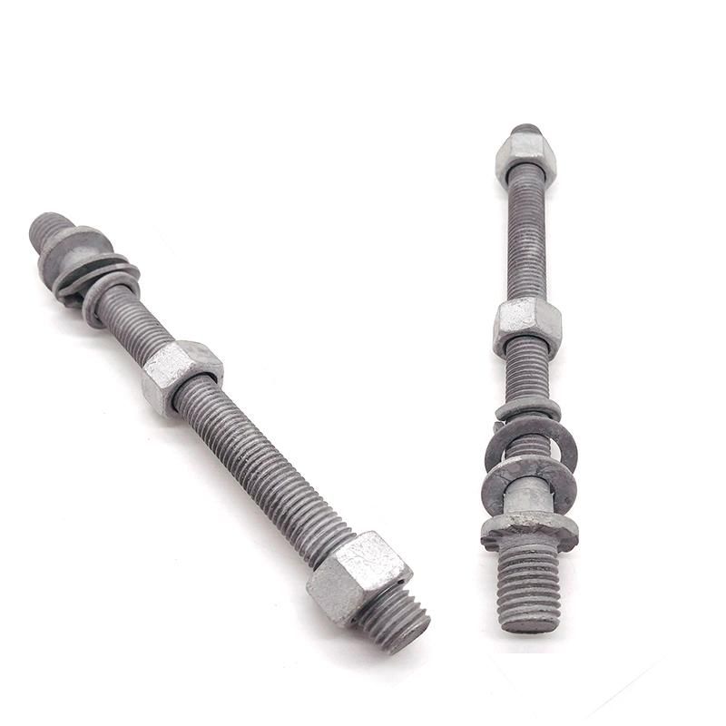 High Strength HDG Through Bolt, Concrete Wedge Anchor