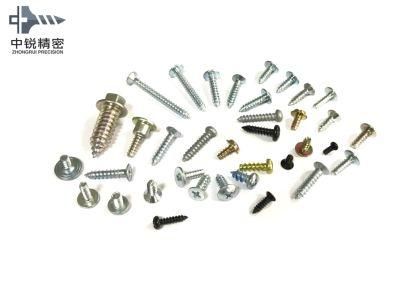 4.0X25mm Chipboard Screws Hardened Button Head Bright Zinc Plated Full Threaded Chipboard Screw