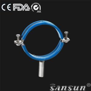 Ss1006 Sanitary Stainless Steel Tube Pipe Support Clamp Pipe Clips PTFE