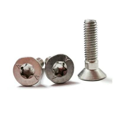 Stainless Steel Half Thread Machine Countersunk Torx Flat Head Screw