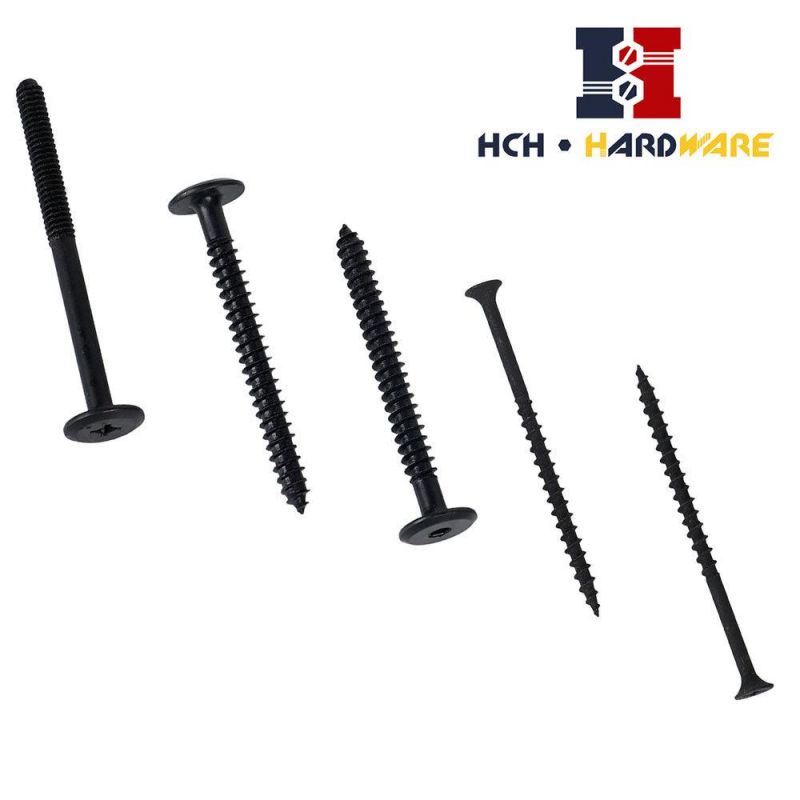 Zinc Plated Black Drilling High Quality Fastener Self Tapping Screw