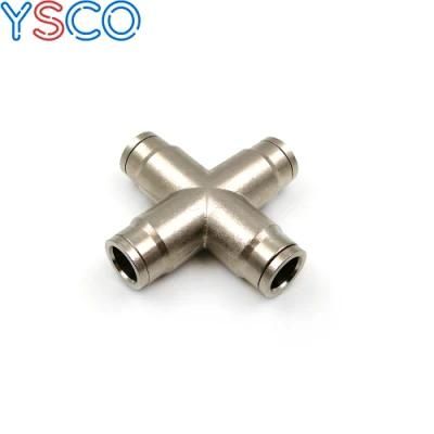 Ys High Pressure Slip Lock Cross Connector for Mist System