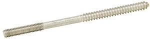 Carbon Steel Class 4.8 Zinc Plated Double Head Hanger Bolt with Wood Thread