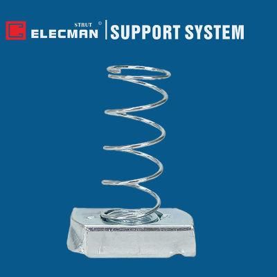 Electro Galvanized Spring Nut for C Channel