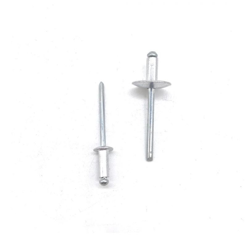 Factory Wholesale Aluminium Blind Pop Rivets Colored and Sliver Open Type Domed Head Aluminium Rivets
