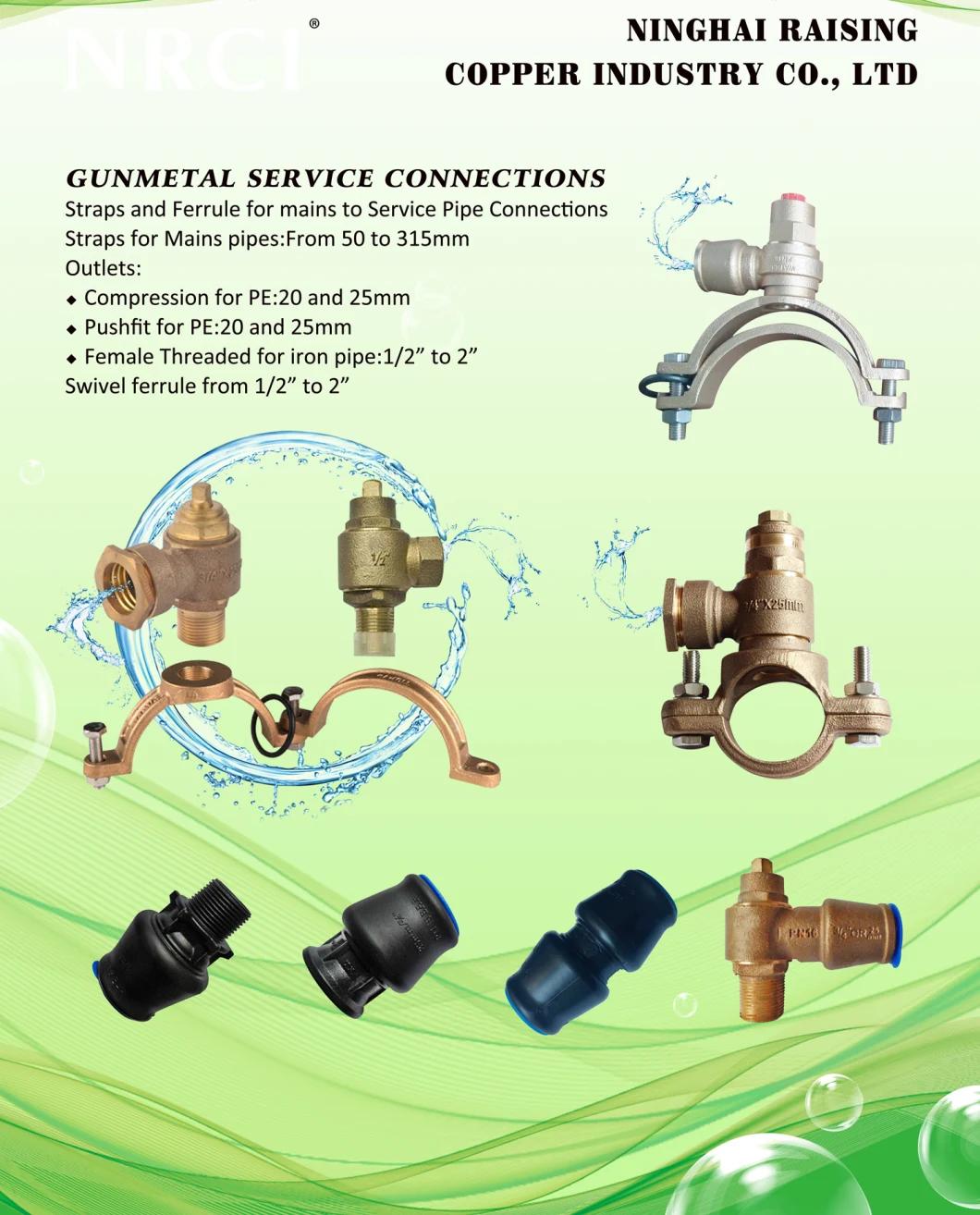 Plastic Quick Connection Pushfit Service Fittings for PE Pipe