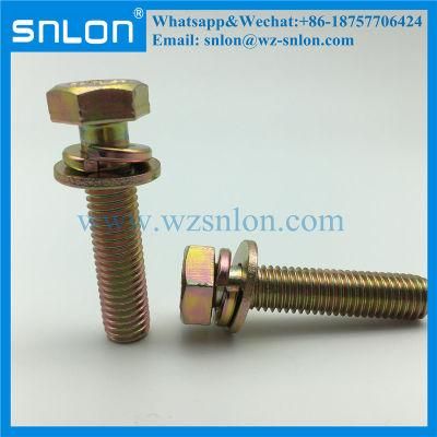 High Quality Hex Head Bolt with Washer for Assembly