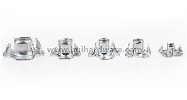 DIN1624 Three Four Prongs T Tee Claw Nut for Furniture