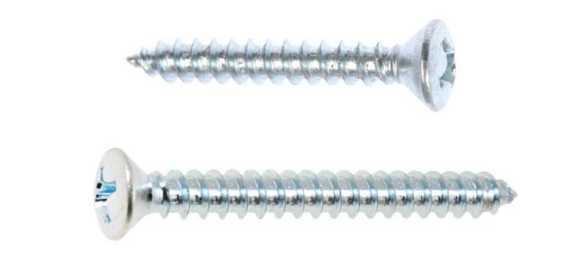 Black Oxide Finish Oval Head Steel Sheet Metal Screw