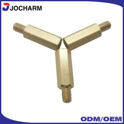 Gold Brass Coupling Standoff Hex Bolt Screw Nuts