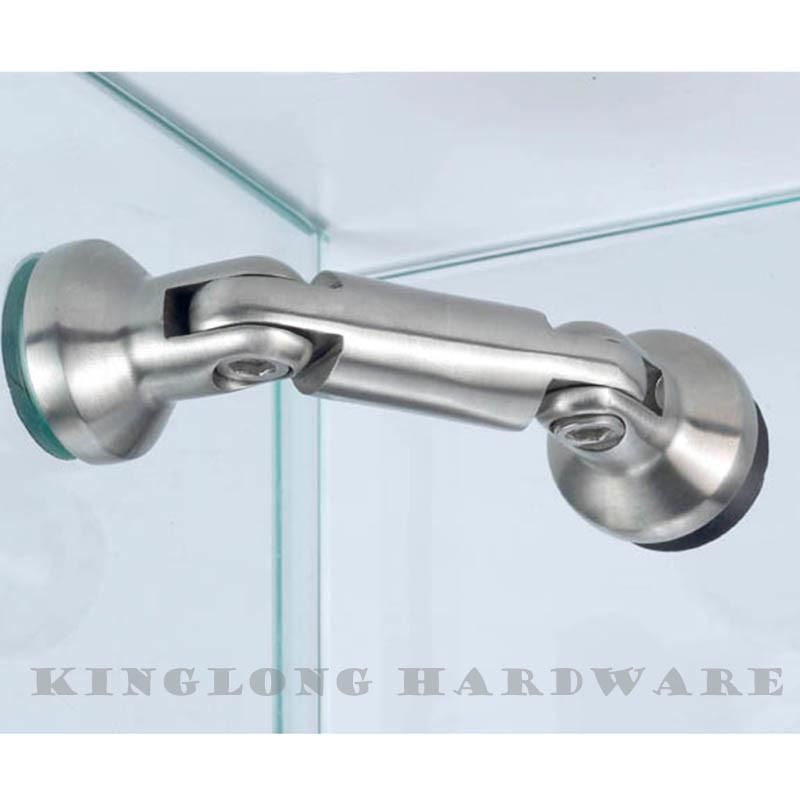 High Quality Stainless Steel Glass Fitting Glass Clamp Adjustable Wall to Glass Connector Glass Connector