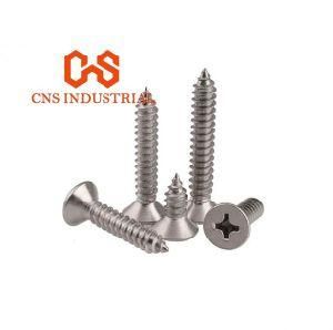 Stainless Steel Cross Recessed Countersunk Head Self Tapping Screws DIN 7982