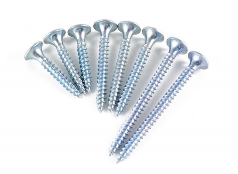 C1022 Bright Blue Zinc Plated Bugle Head Coarse/Fine Thread Gypsum Board Nail Drywall Screw