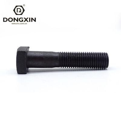 Square Head Bolt and Nut and Washer Black Carbon Steel Square Bolt