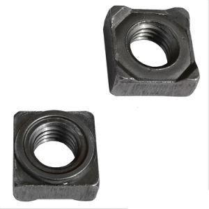 M12 Plain Zinc Plate or Black DIN928 Square Weld Nut