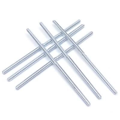 Custom Fastener Steel Galvanized Double End Self Tapping Thread Left Right Hand Stud Rod
