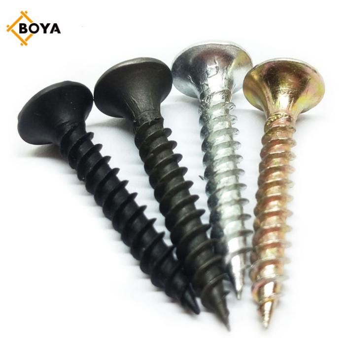 C1022 Material/Carbon Steel Hardened Bugle Head Black Phosphating Drywall Screw/Black High Tension Drywall Screw