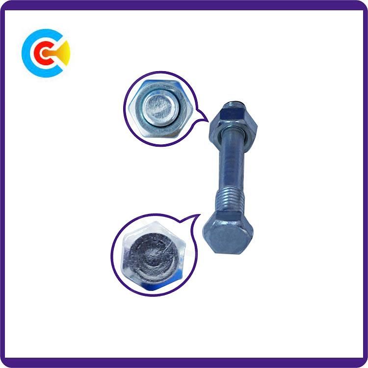 DIN/ANSI/BS/JIS Carbon-Steel/Stainless-Steel Galvanized Hexagonal Head Screw Combination Screw