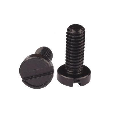 Environmental Protection Black Zinc Cylindrical Cheese Head Slotted Screw
