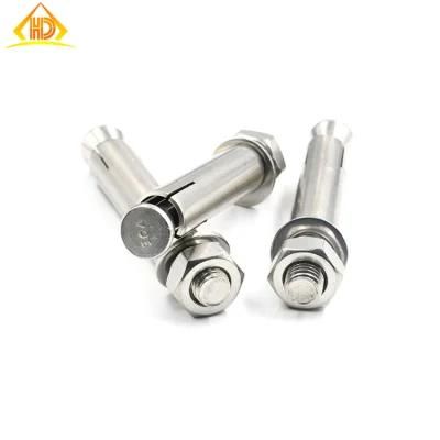 M6 M8 M10 M14 M16 M18 M20SUS304 316 Brass Carbon Steell J I Type Hexagon Nut Washer Sleeve Anchor Bolt