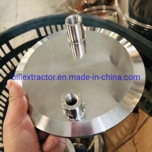 6 Inch Bho Closed Extractor Flat End Cap Lid with Female Port