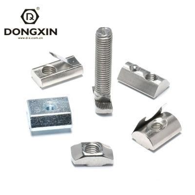 Aluminum Profile Accessories Roll in T Nuts Wholesale M4-M48 T Slot Nut