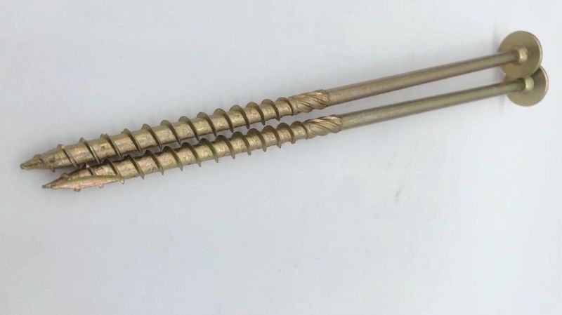 Construction Lag Screw Exterior Coated Torx/Star Drive Heavy Duty Structural Lag Screw Far Superior to Common Lag Screws
