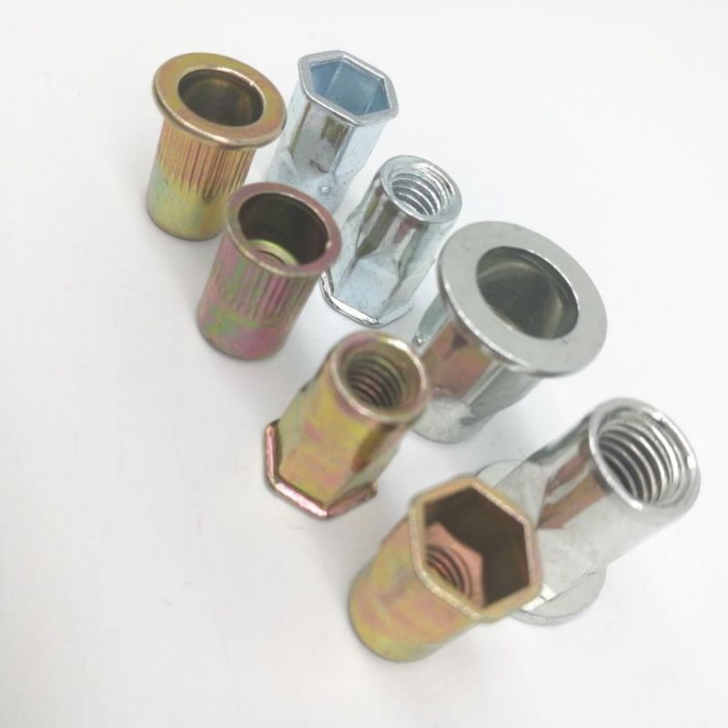 Dacromet Flat Head Hollow Rivet Nut