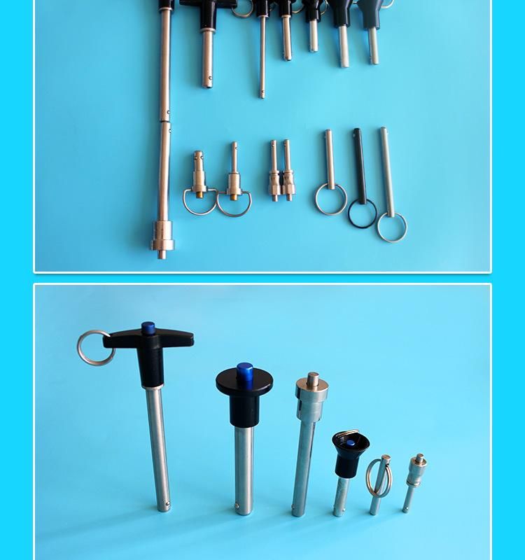 Push Button Quick Release Ball Lock Pin Detent Pin Wires Hitch Lynch Clevis Detent Ball Lock Safety Quick Release Self Locking Pin Push Button Pin