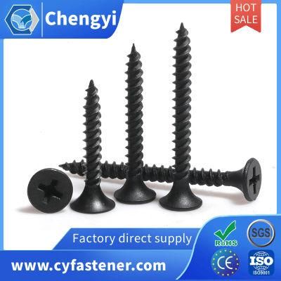 China Wholesale Fastener Hardware ISO/Ifi/GB/DIN 18182 Bugle Phillips Head Zinc Plated Galvanized Black/Grey Phosphate Drywall Screw