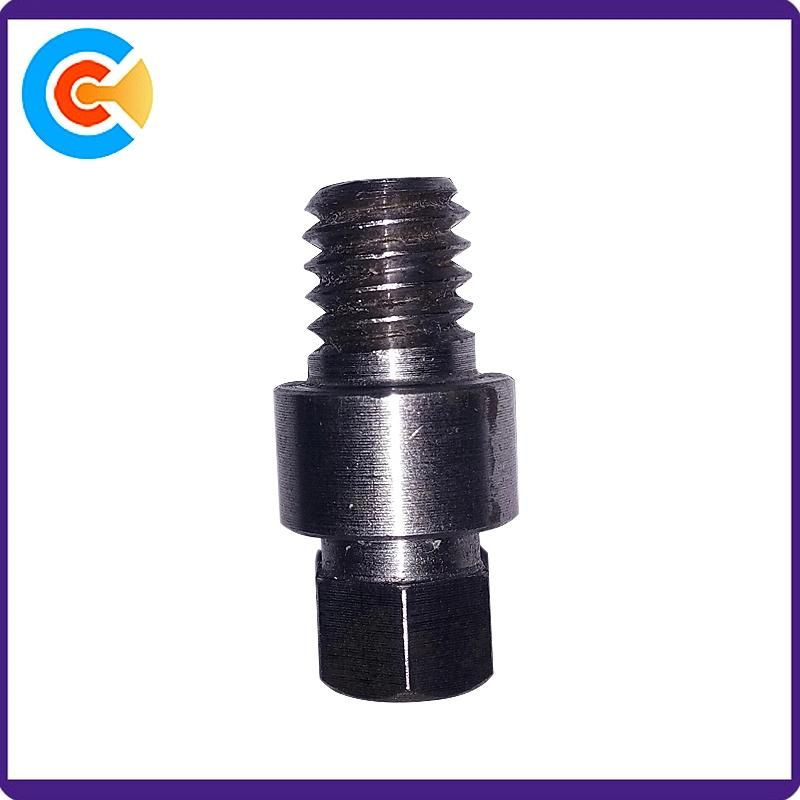 Precision CNC Turning Part Steel Shoulder Screw Hex Head Screw