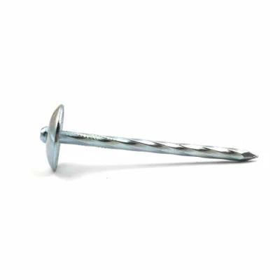 Galvanized Brass Corrugated Umbrella Head Roofing Nails for Roof