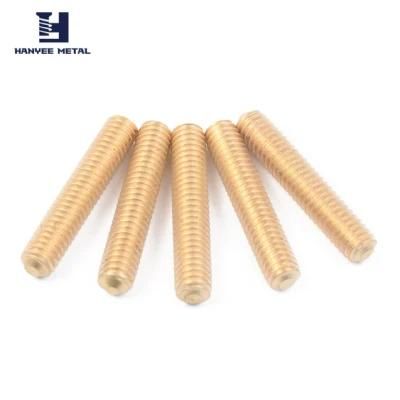Furniture Hardware M3-M12 Passivated Brass Stud Bolt