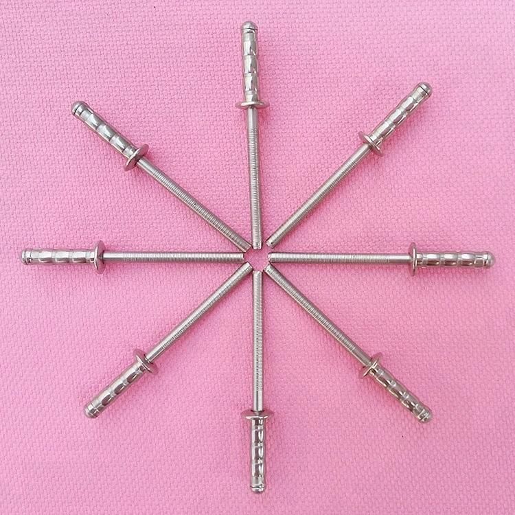 Aluminium Rivets with Best Quality, Round and Flat Head Aluminium/Steel Open-End Blind Rivet