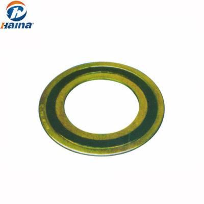 Yellow Zinc Plated Conical Washers with Rubber