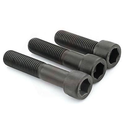 M1.6 M2 M3 M4 M5 M6 Black Grade 12.9 Steel DIN912 Hexagon Hex Socket Cap Allen Head Bolt