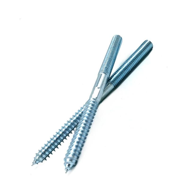 Ss/Carbon Steel Zinc Plated Double Head Hanger Bolt (M5~M16)
