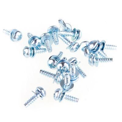 Flat Head Combination Screws Complete Washer and Nut Screw