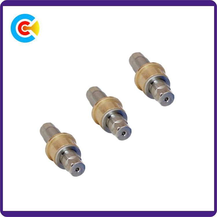 GB/DIN/JIS/ANSI Brass 4.8/8.8/10.9 Hexagonal Copper Sleeve Pin for Building Railway