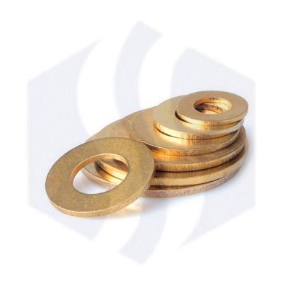 OEM Stamping Brass Plain Gasket Flat Copper Washer