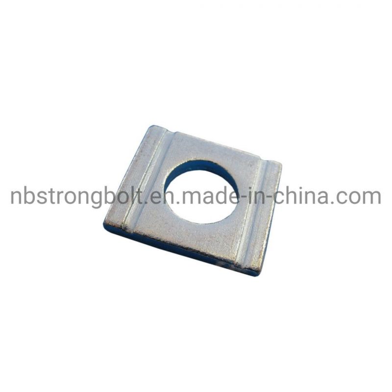 Square Taer Washers for Use with Channel Sections