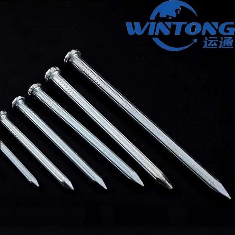 Fastener Concrete Nails Production, Surface Smooth Round Concrete Nails