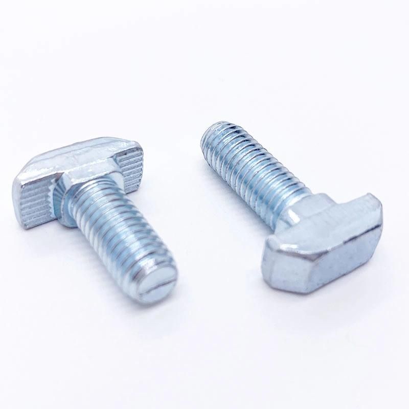 Galvanized Hammer Head Forged T Bolt Square Flat Head Bolts Slot Bolt