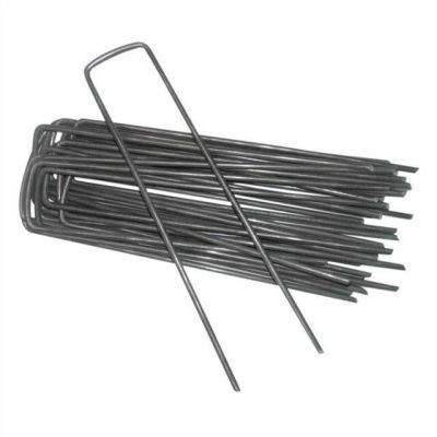 6 Inch Metal Galvanized Garden Stakes Landscape Staples 1000 Pack