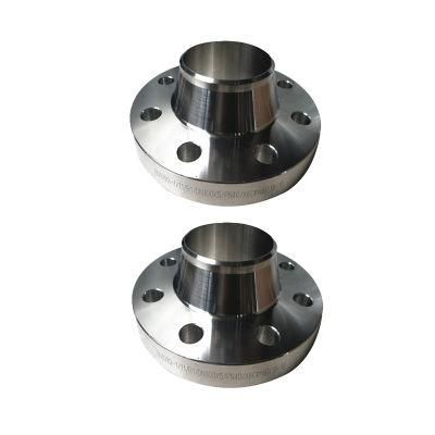 Flange, DN15, Weld Neck, Super Duplex Ss, ASTM A182, Grade F53, RF, Class 150, Sch 40s, Per ASME B16.5 Weld Neck Flange