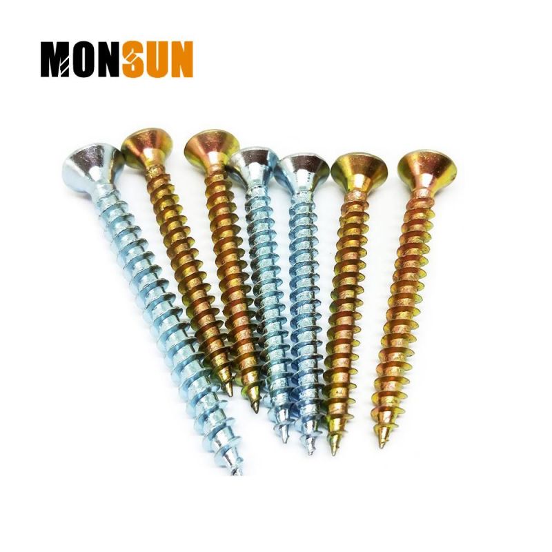 Csk Head Particle Board Screw for Cabinet Work Furniture Assembly