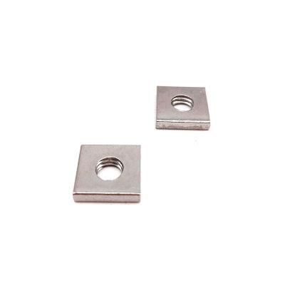 Stainless Steel 201/304 ANSI/ASME B 18.2.2 Square Machine Screw Nuts